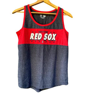 Red Sox Genuine Merchandise Men's Cotton Blend Blue Sleeveless Logo Tank L NWOT
